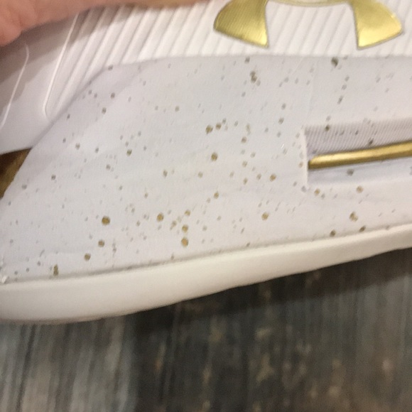 Under Armour Block City 2.0 Gold Splatter Volleyball Shoes - Picture 14 of 14